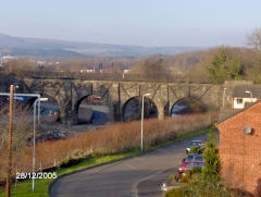 
Brecon and Merthyr Railway, Bassaleg Viaduct, December 2005